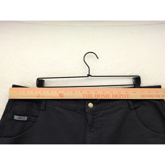 VTG Roper Black Jeans Womens 24X32 Made in USA 80s 90s Western Wide Leg - Picture 10 of 14